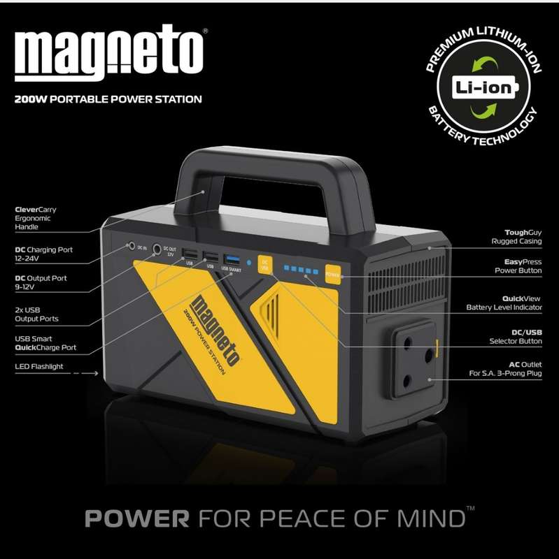Magneto 200W Portable Power Station