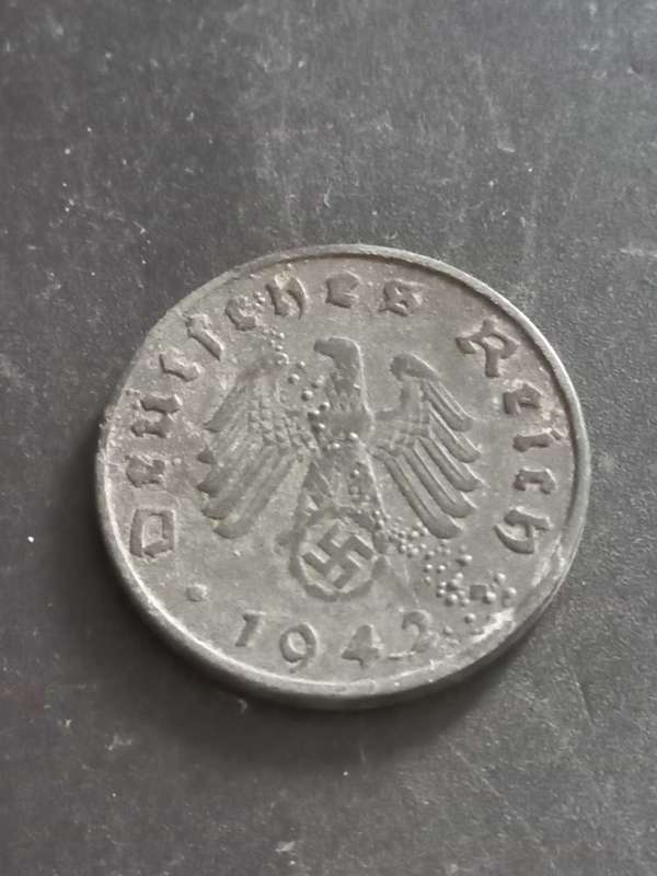 1942 WW2 German 10 Pfennig