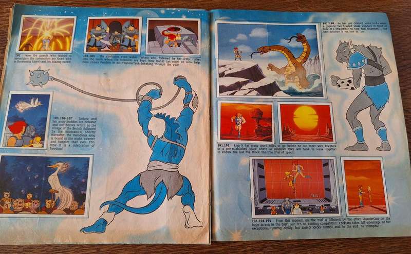 1986 Thundercats Panini Sticker Album