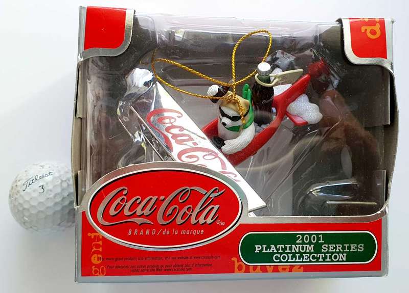 2001 COCA-COLA PLATINUM SERIES - LIMITED RELEASE ORNAMENT