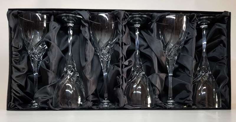 San Marco Crystal wine glasses set