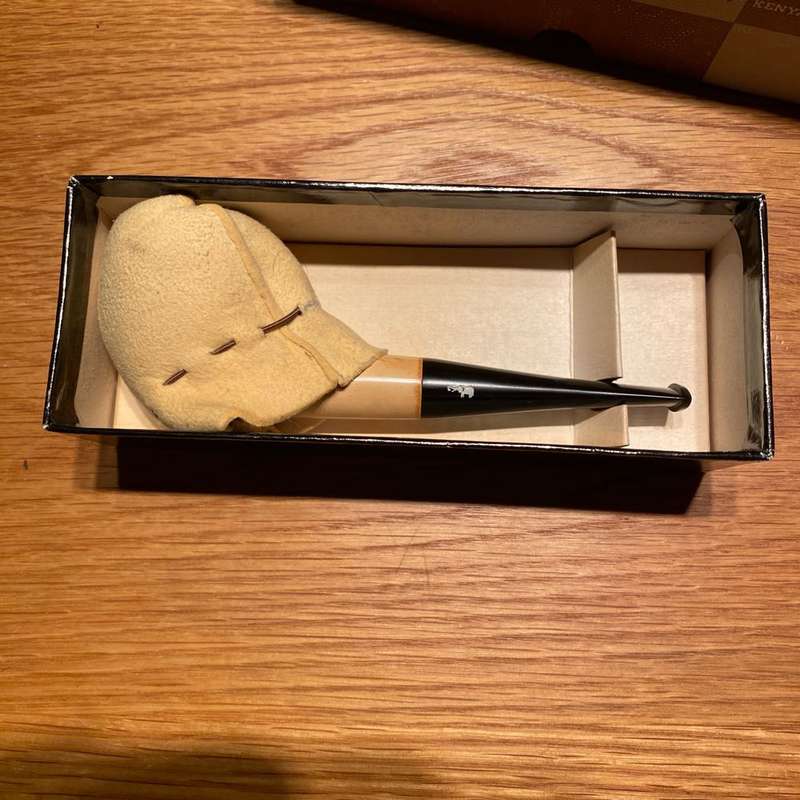 *UNSMOKED* Amboseli Townsman Genuine Block Meerschaum Pipe
