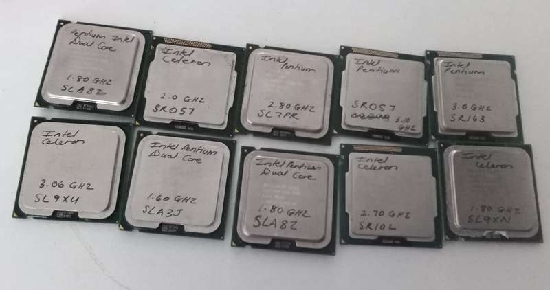 VINTAGE CPU`S X10.
