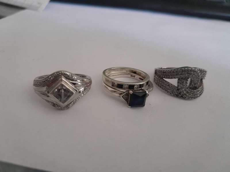 925 Silver Rings. 18 mm Diameter.