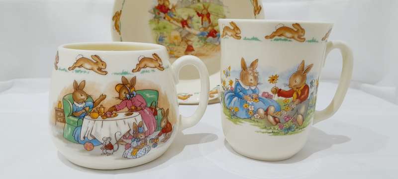 Vintage Royal Doulton Bunnykins set
