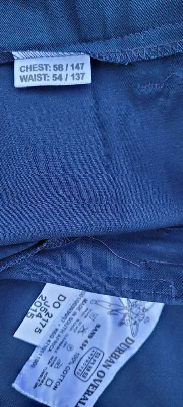 2-Piece TRANSNET Work-Suit. 58/147 Chest, 54/137 Waist (Bid Per Piece)