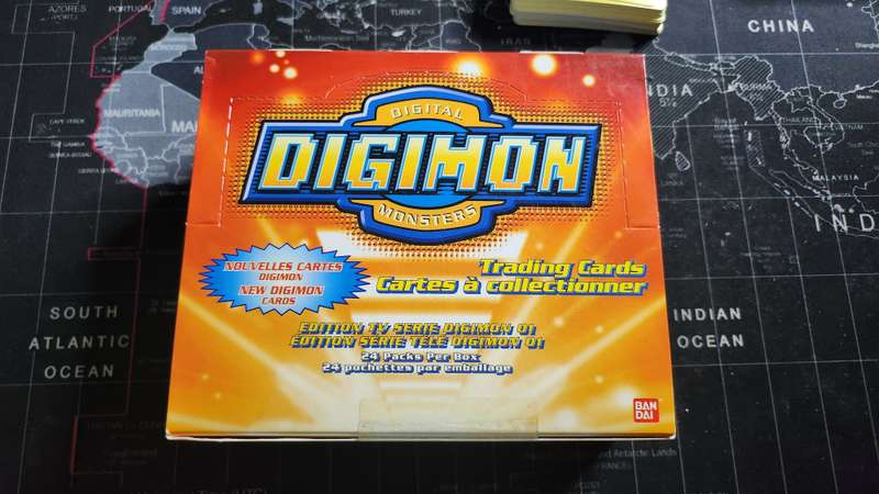 1999 Digimon Booster Box Trading Cards. Sealed