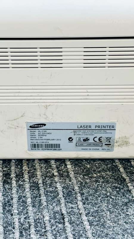 Samsung ML-2165 Mono Laser Printer - TESTED & WORKING
