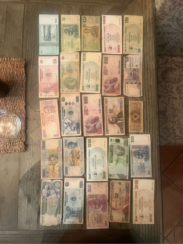 Assorted Banknotes x 25