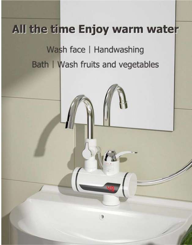 Instantaneous Hot Water Shower with Faucet ***UNBOXED DEAL***