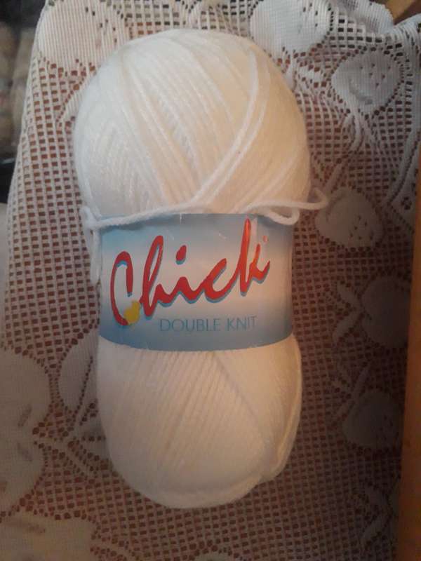 CHICK 100G DK COL WHITE