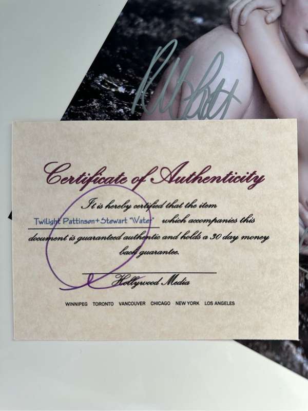 AUTHENTIC DUAL TWILIGHT AUTOGRAPH - WITH COA