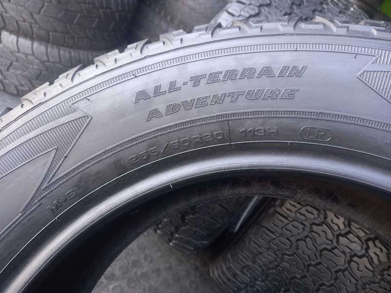 255/60/20 Goodyear Wranglar AT. 80% life