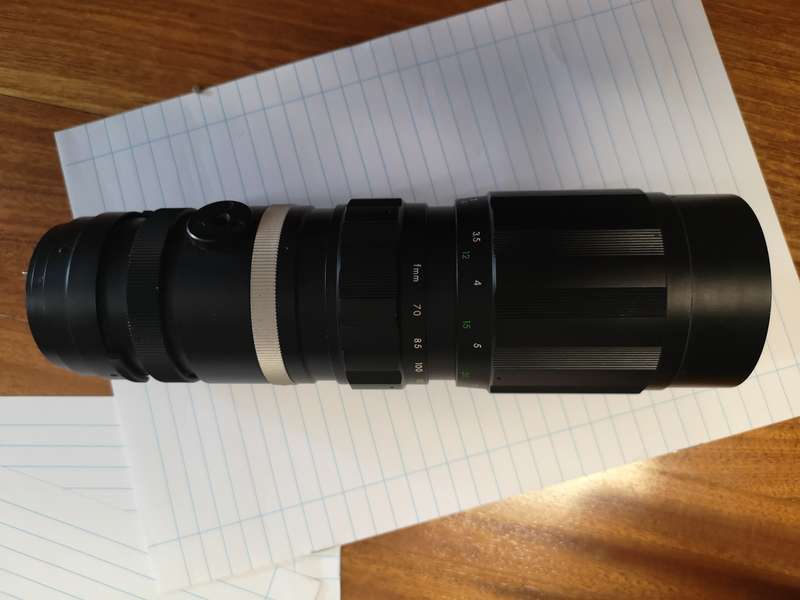 Pentax Spotmatic SP 1000 with Soligor 70-235mm f/4.5 lens