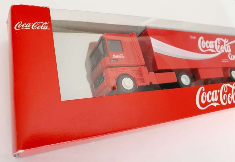 LOVELY COLLECTIBLE VINTAGE RENAULT COCA COLA TRUCK - MADE IN GERMANY