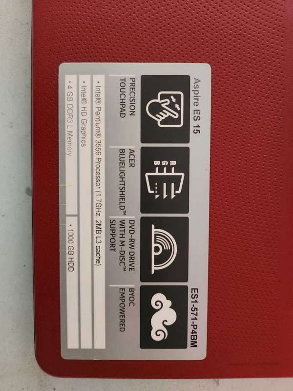 Budget Acer laptop