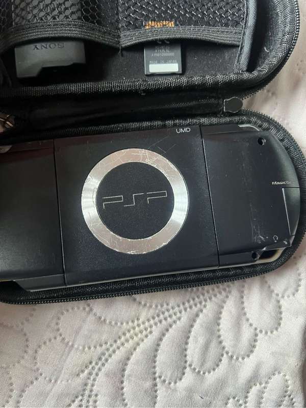 PSP with games