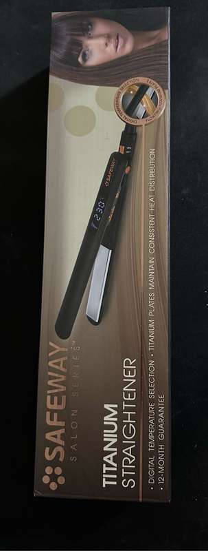 Safeway Salon Series Titanium Hair Straightener