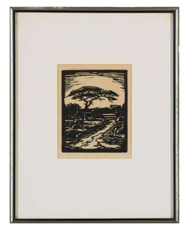 Pierneef Linocut