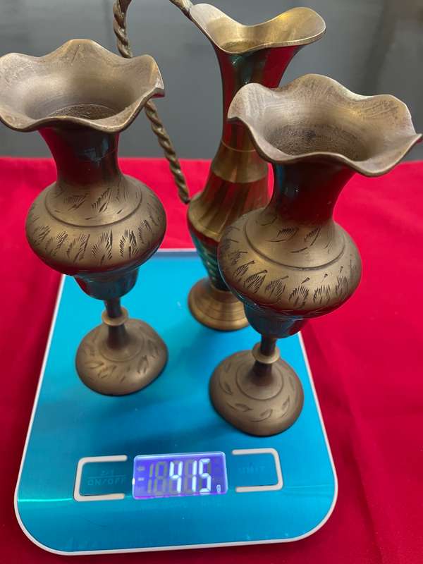 Vintage Brass Antique Collection Over 1kg