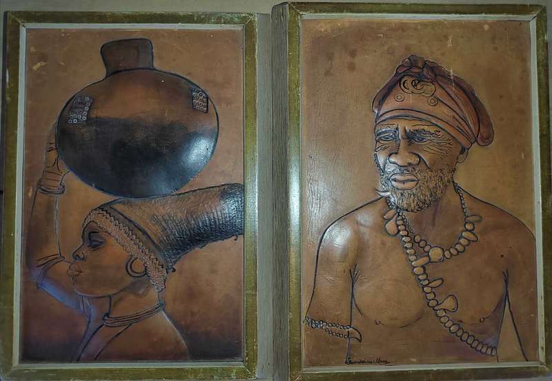 Amazing Leather art signed by artists