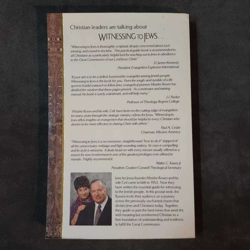 Witnessing to Jews. Practical ways to relate the love of Jesus. Moishe and Ceil Rosen
