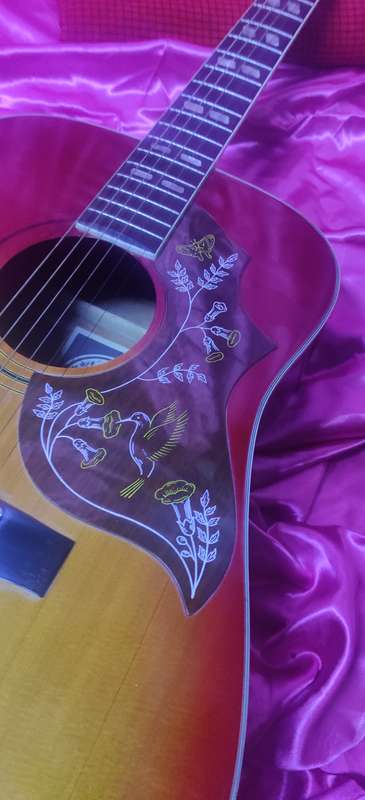 1981 Hondo H180A Hummingbird Classical Acoustic Dreadnought Guitar