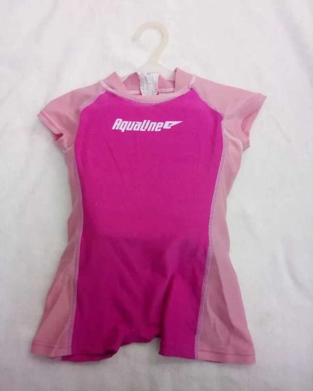 Aqualine Girls pink floatsuit