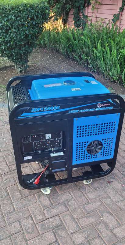 10Kw MAC AFRIC Used Petrol Generator (Exhaust Side Cover Missing)