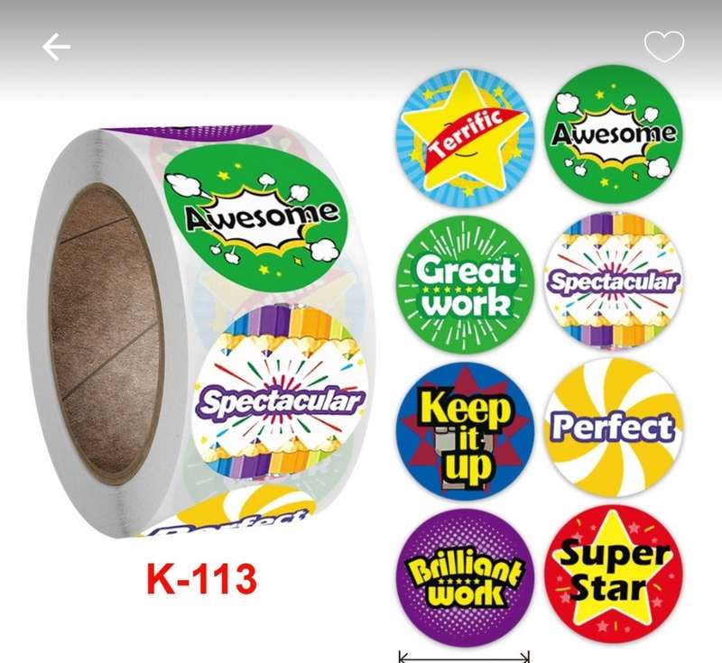 Student stickers