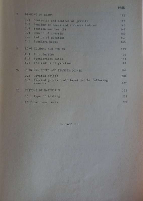 Strength of materials and structures N5