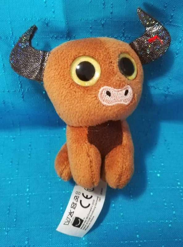 TY Teenie Beanie Boo Mino the Bull. McDonald's 2020. Collectable Happy Meal Toy. 10cm.