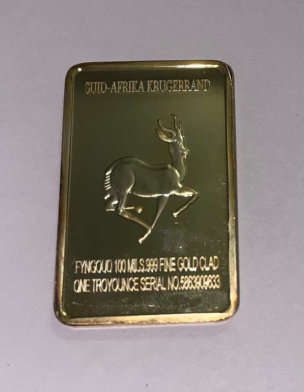 Fyngoud  100 Mils .999 Fine Gold Clad One Troyounce