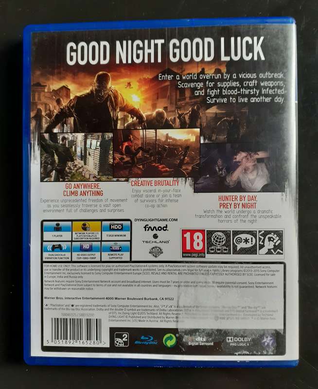 Dying Light PS4 Game