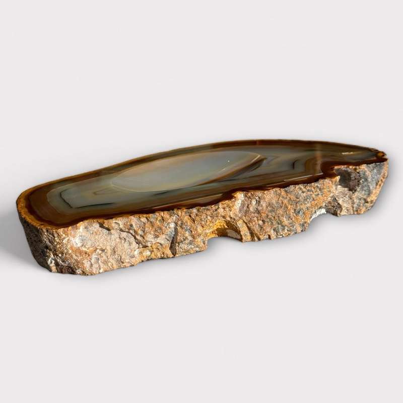 Agate Crystal / Rock - Large (19cm x 10cm x 2cm)