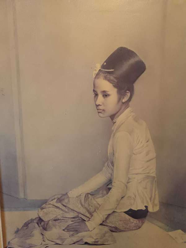 Gerald Kelly C1960 Framed Print of Princess Saw Ohn Nyan