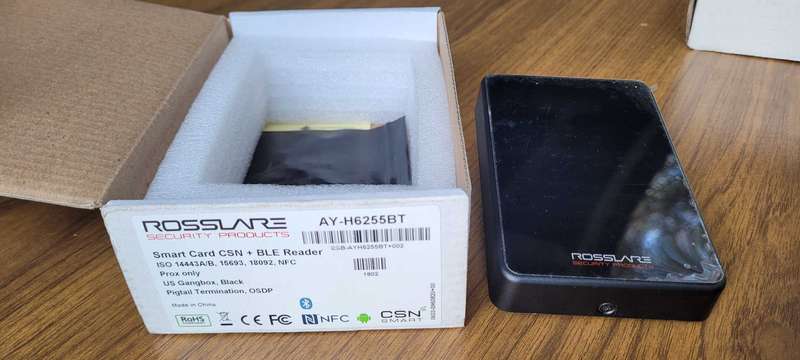 ROSSLARE AY-H6355BT Bluetooth And RFID Card Reader With Back-Lit Keypad  (BID PER PIECE)