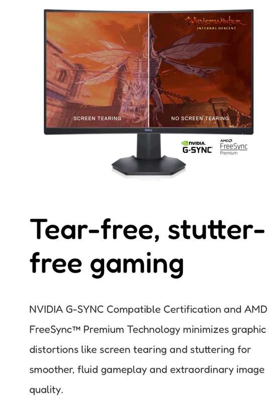 DELL 27 CURVED GAMING MONITOR