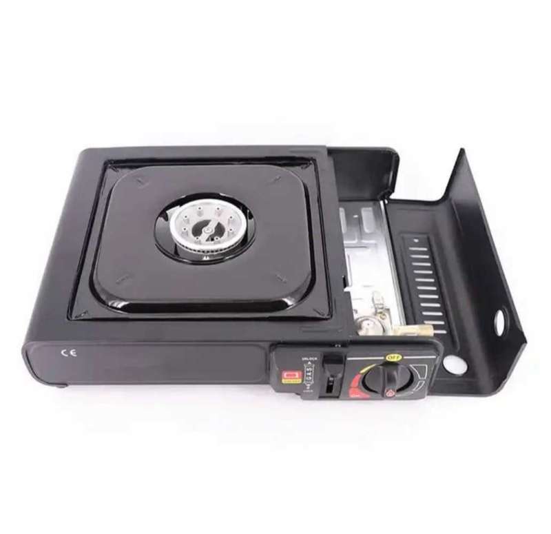 Aruif - Portable Camping Gas Stove with Travel Case (Dual Power Source)