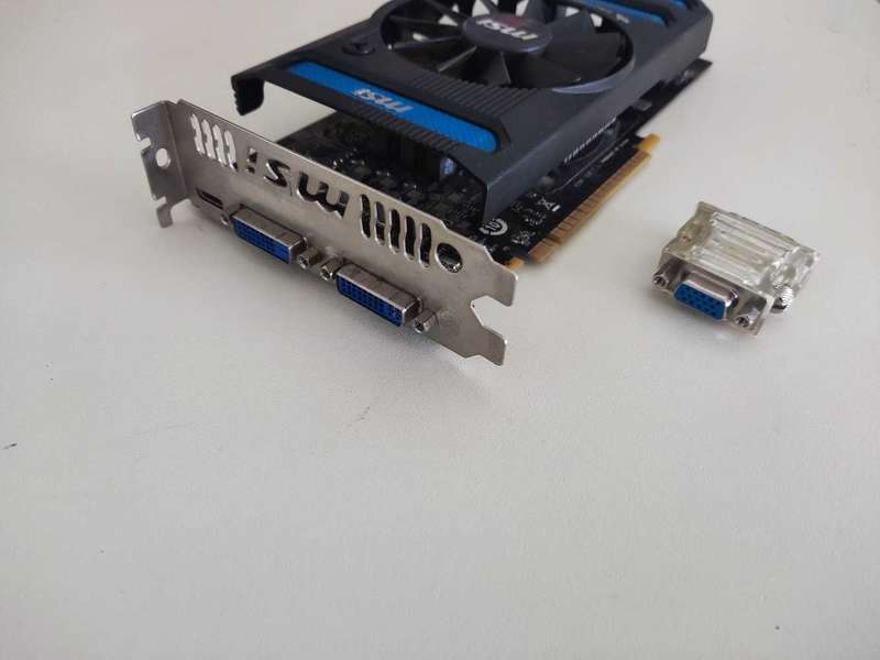 MSI GTX650 1GB GDDR5 Graphics card**with VGA Adaptor**Working great