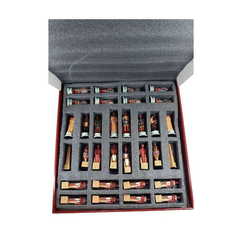Egyptian-Roman Themed Luxury Chess Set - NO BOARD