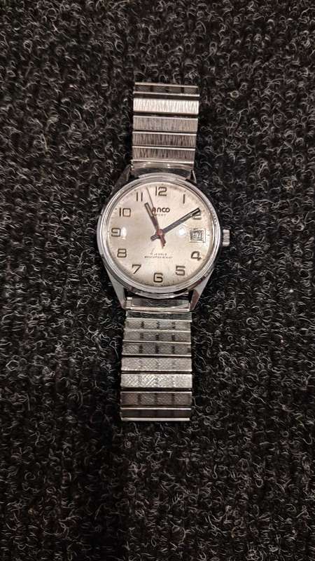 Vintage lanco mechanical watch