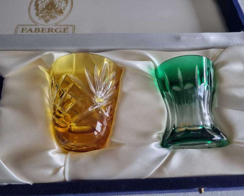 FABERGE Vodka shot glasses