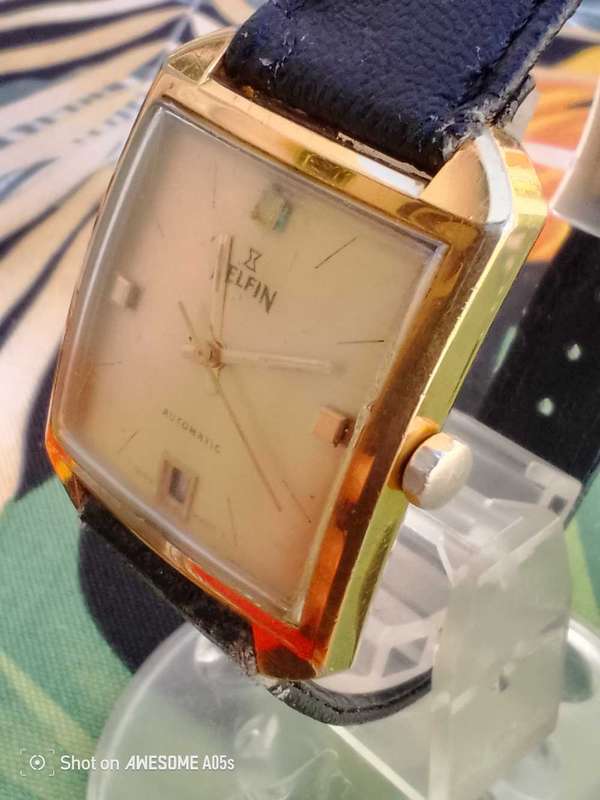 Delfin (Edox)Square automatic Hydromatic 1000 21jewels
