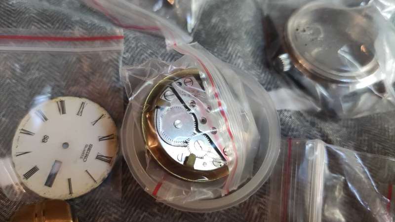 Watch parts mixed lot
