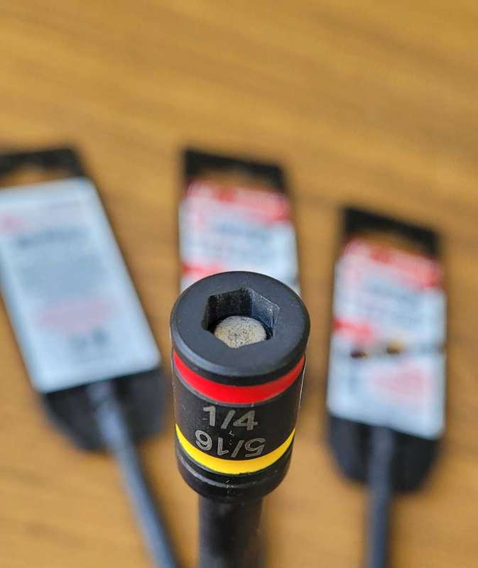 Magnetic High Quality (1/4 & 5/16) Inch Reversible Screw Driver Bits (BID PER PIECE)    LAST 2x