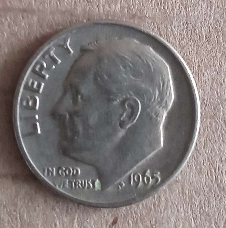 1965 One Dime USA