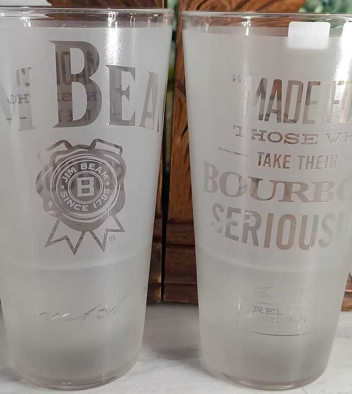 Jim Beam Whiskey glasses set