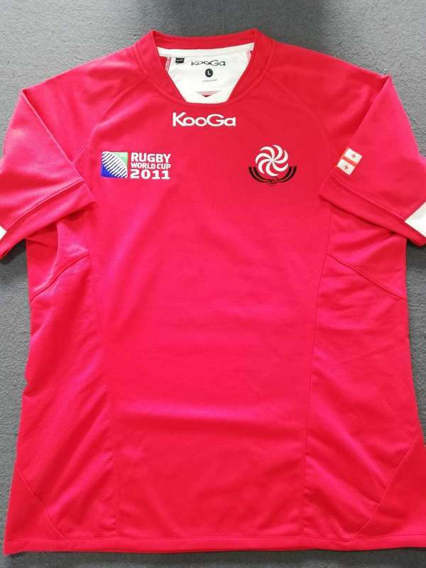 Georgia Rugby World Cup 2011 Jersey Kooga Size L