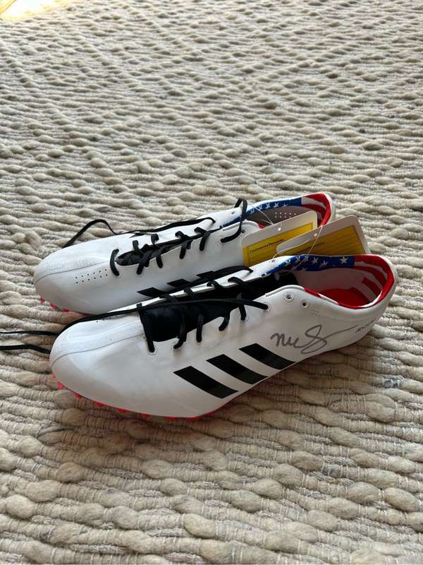 Noah Lyles Adidas spikes